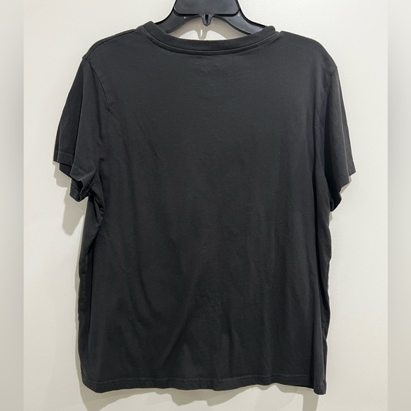 Disney Black Short Sleeve Tee with Mickey & Friends Colorful Graphic - Picture 5 of 6